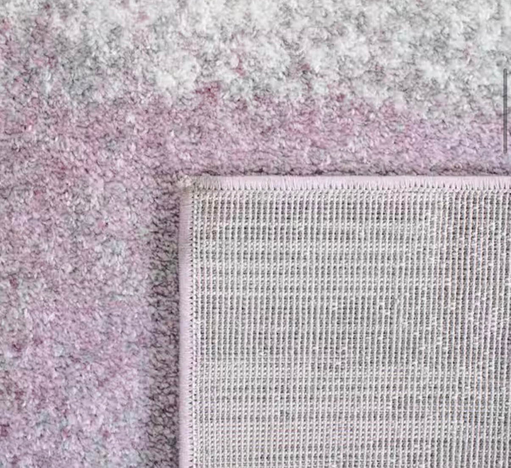 Adirondack Gray/Purple 8 ft. x 10 ft. Distressed Area Rug