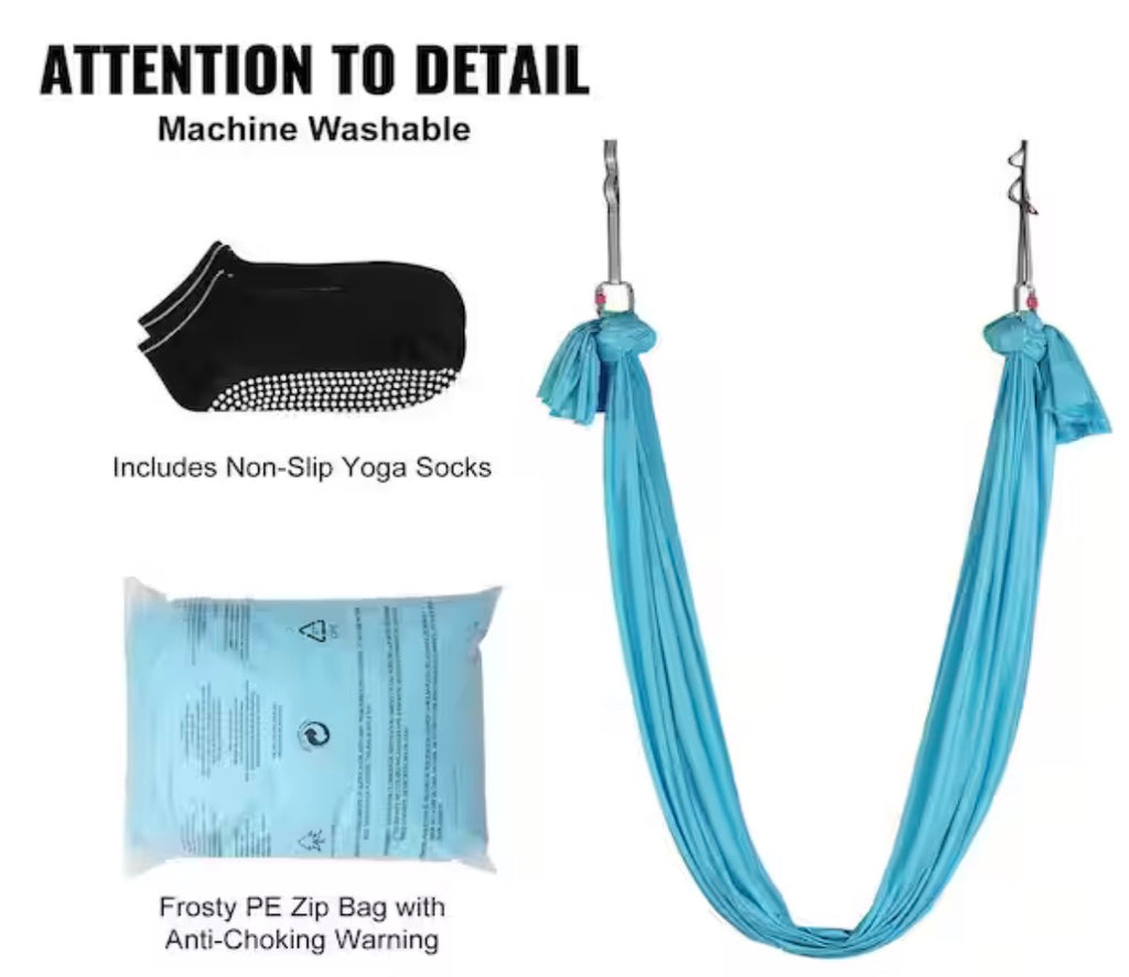 Aerial Yoga Hammock and Swing, 5.5 Yards
