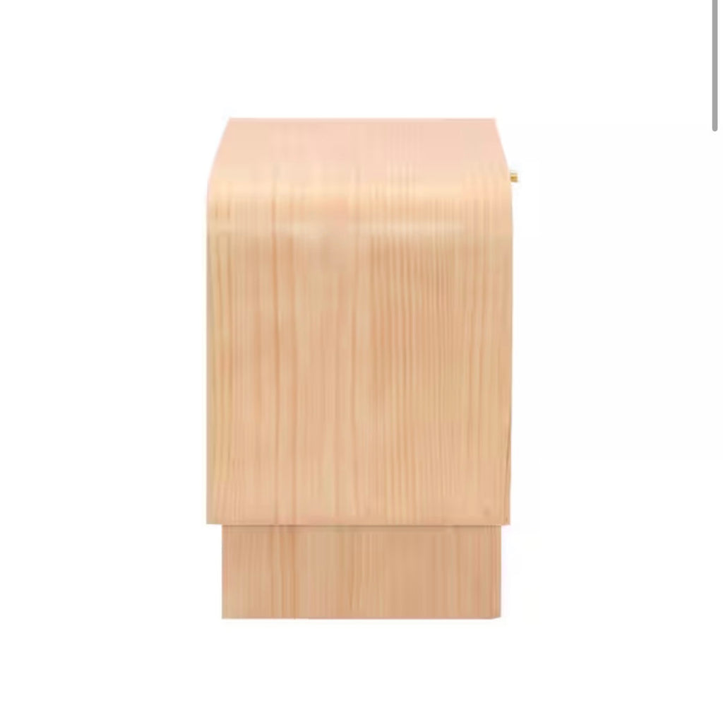 Florence Modern Curved Top Design Nightstand
