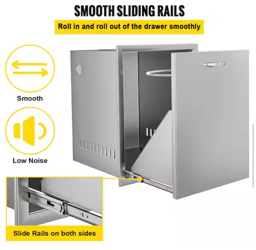 Outdoor Kitchen Propane Tank Drawer