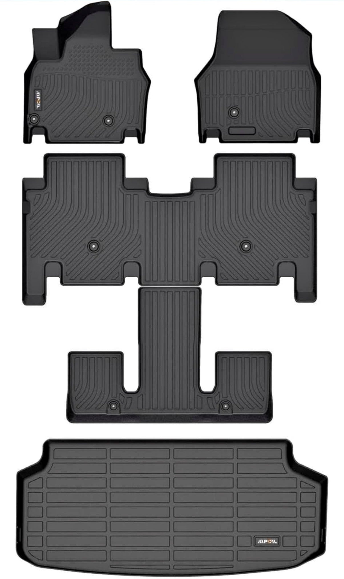 Floor Mats Kia EV9  Only Fit 6-Seats