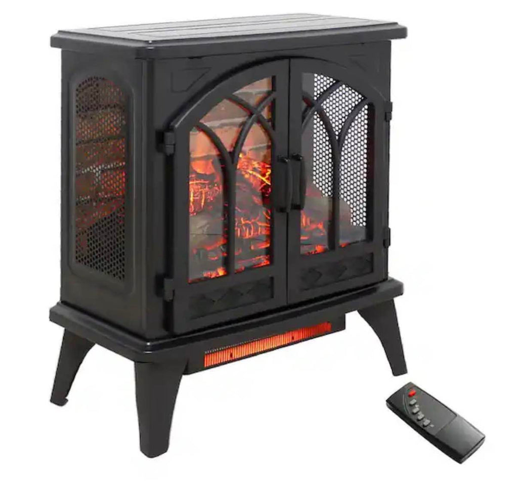 400 sq. ft. 24 in. Electric Stove with Remote