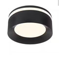 6 in. Matte Black Integrated LED Recessed Ceiling Light