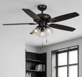 Rockport 52 in. LED Ceiling Fan with Five Reversible Blades