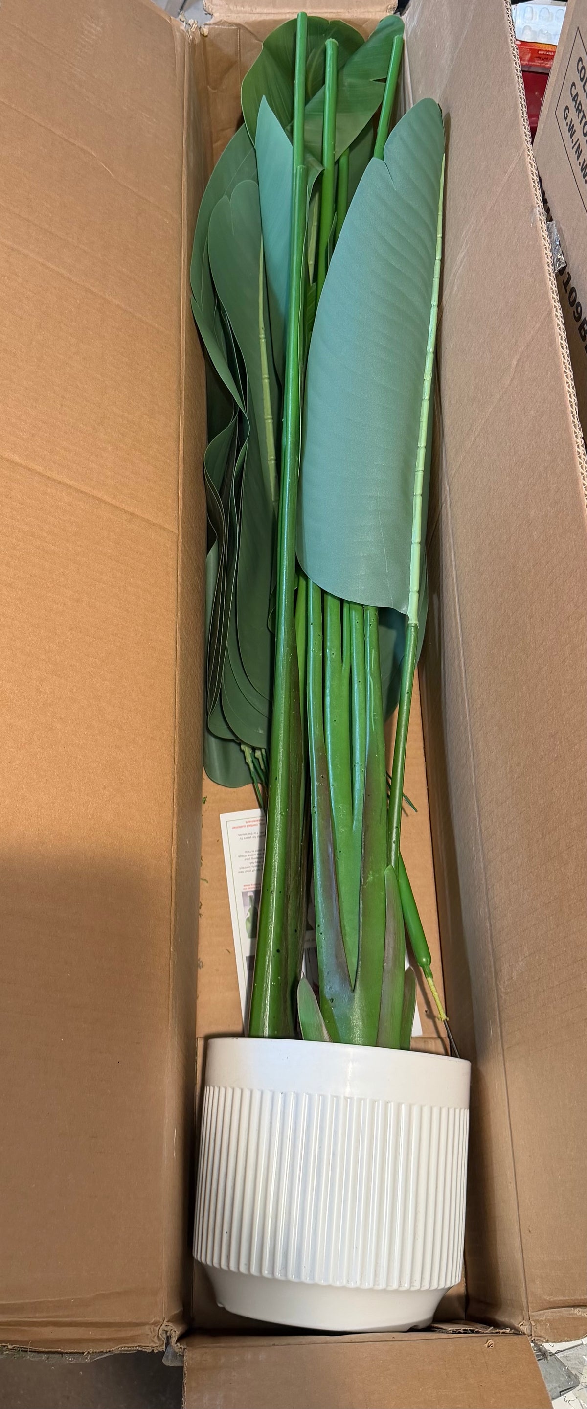 Bird of Paradise Plant Artificial 7ft