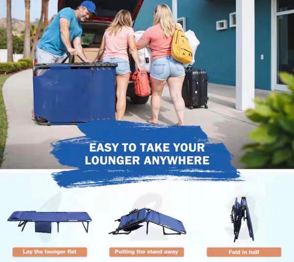 Folding Outdoor Chaise Lounge chair