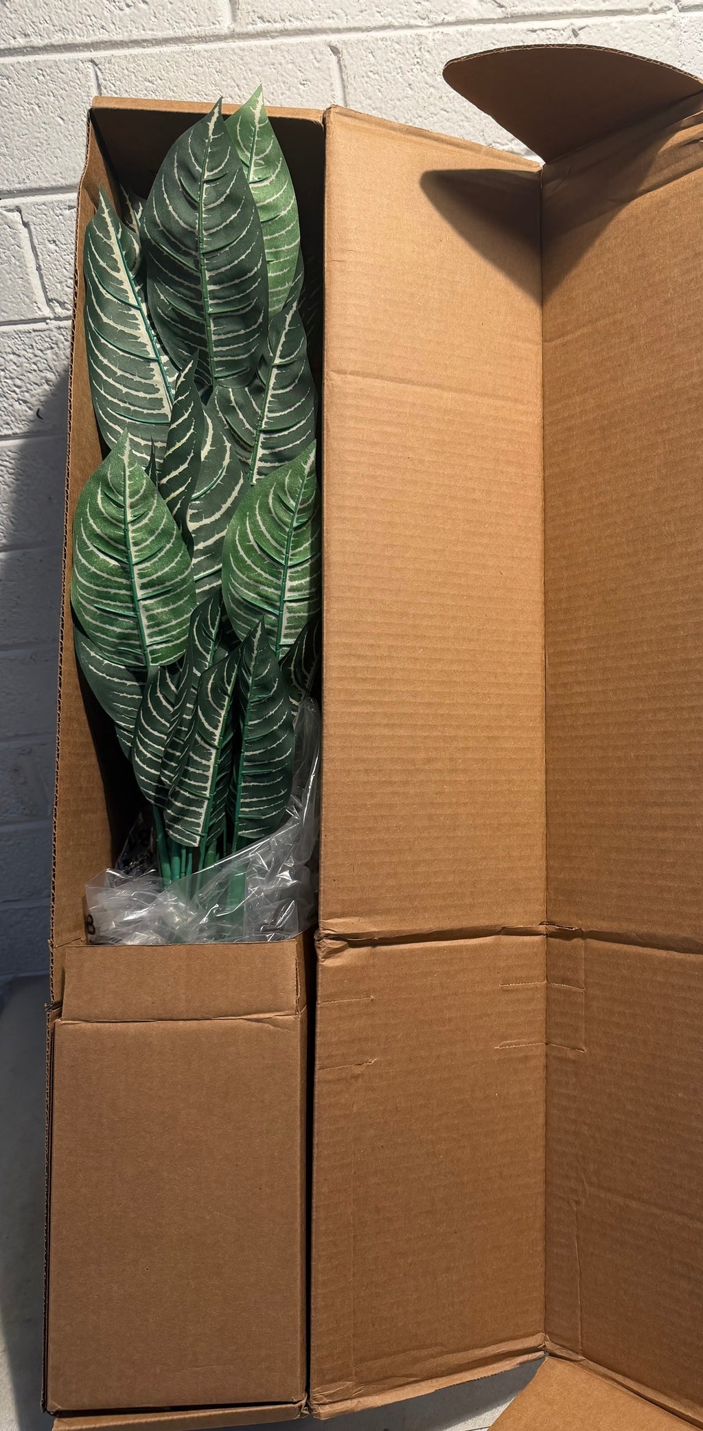 3 ft. Artificial Zebra Silk Plant