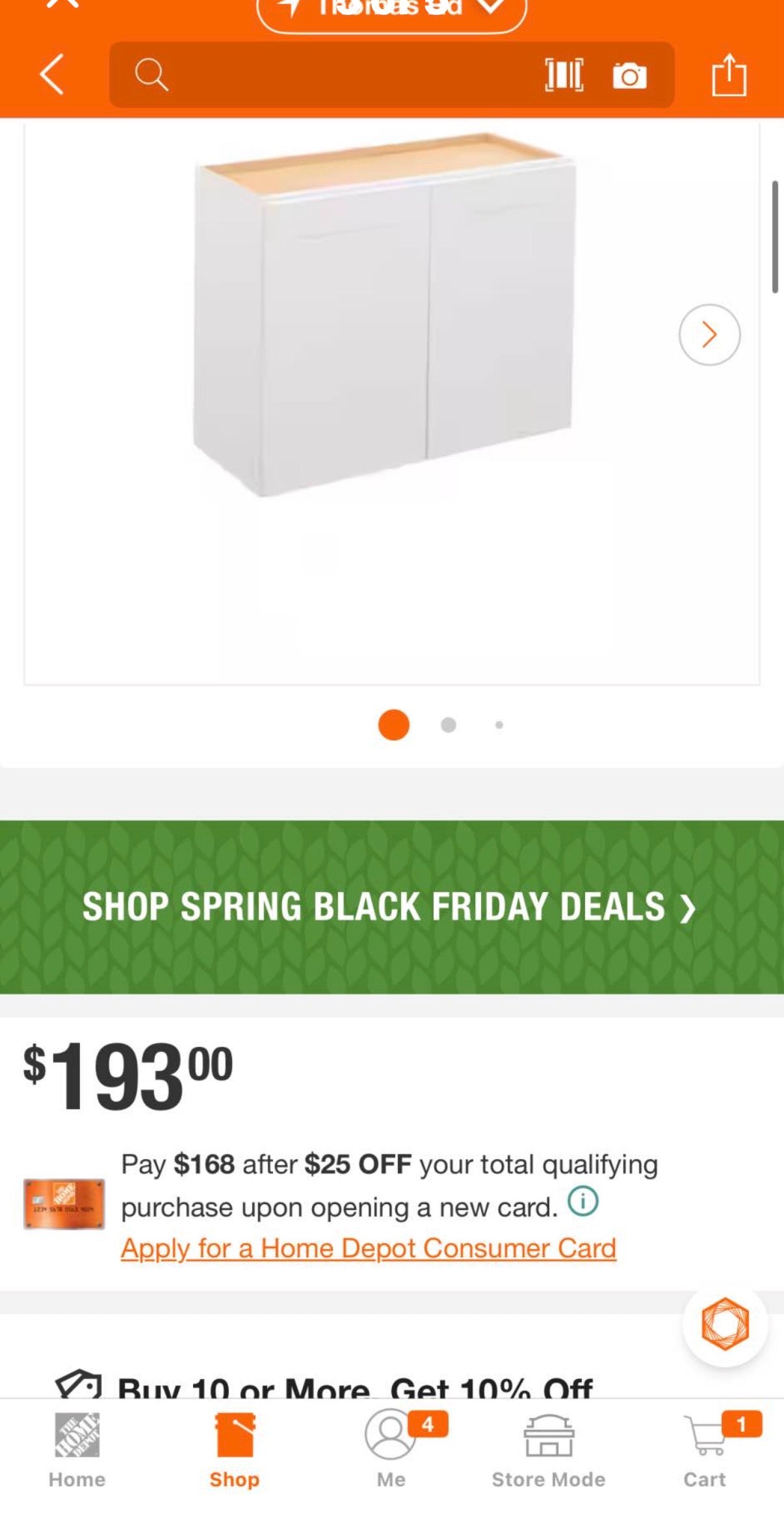 Shaker 30 in. W Assembled Wall Bridge Kitchen Cabinet