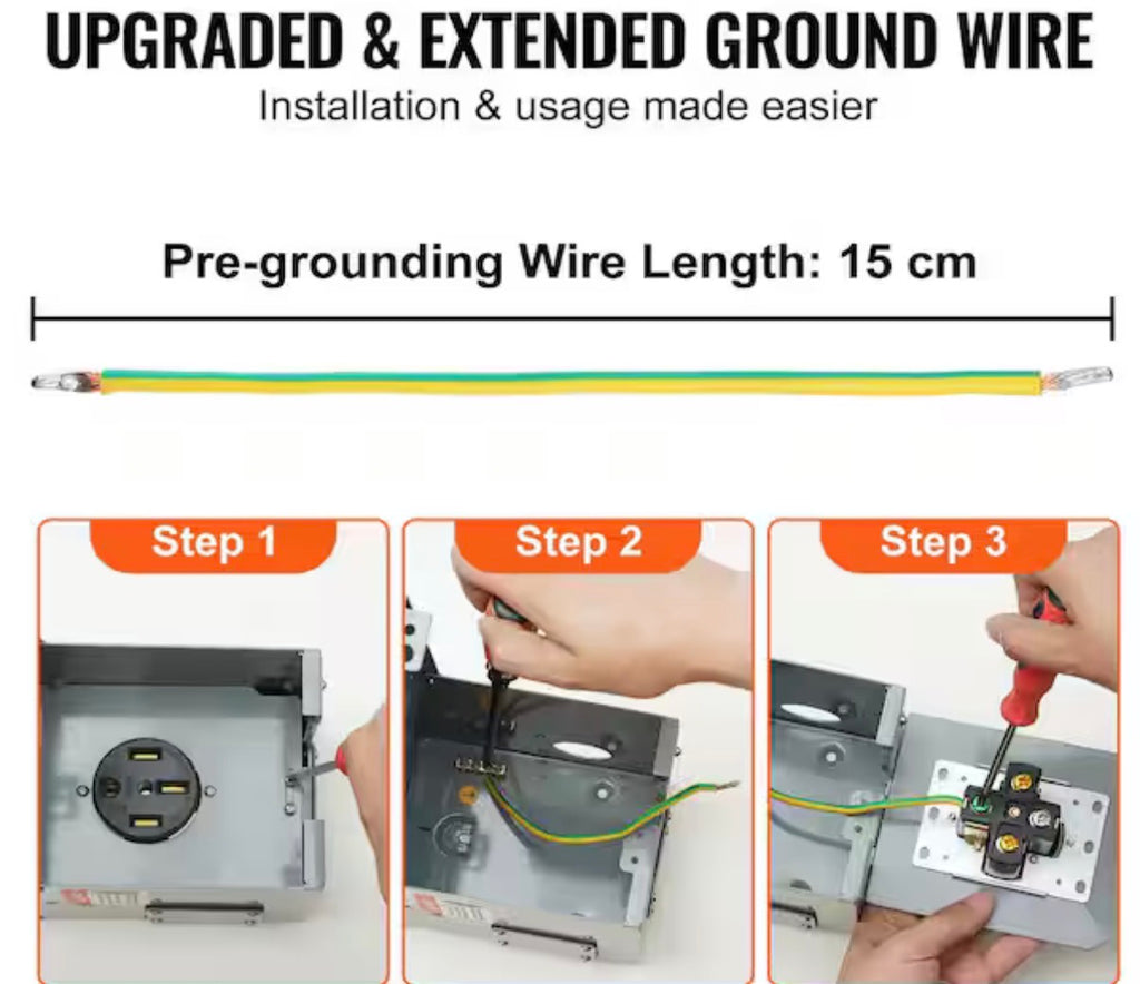 50A RV Power Outlet Box