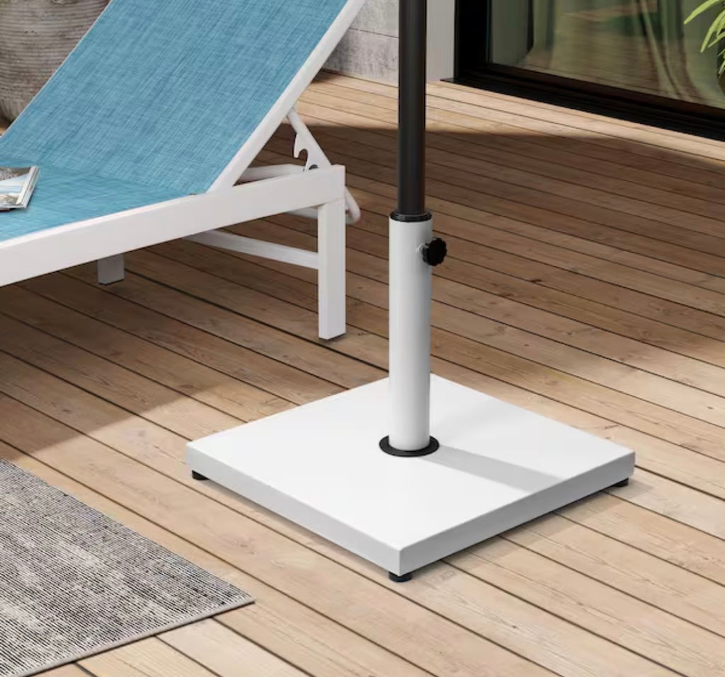 43 lbs. Cement Concrete  Steel  Patio Umbrella Base