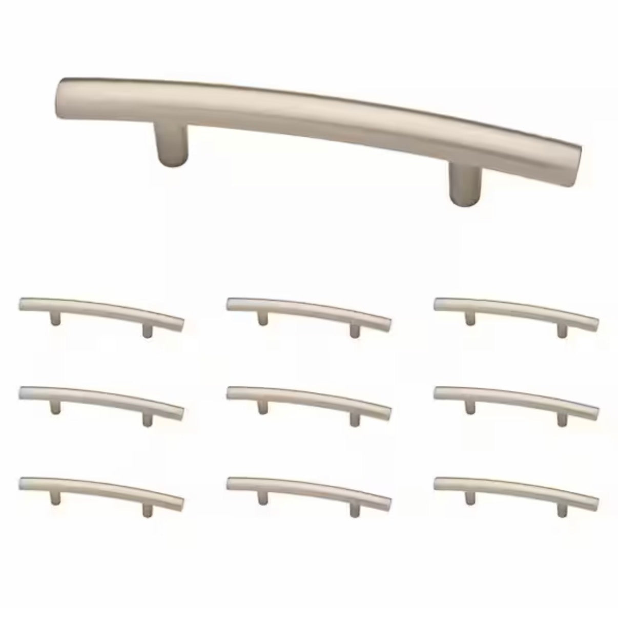 10-Pack Arched 3 in. Cabinet Drawer Bar Pulls