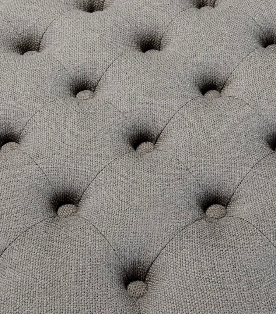 Boyan shelved tufted cocktail ottoman - Gray