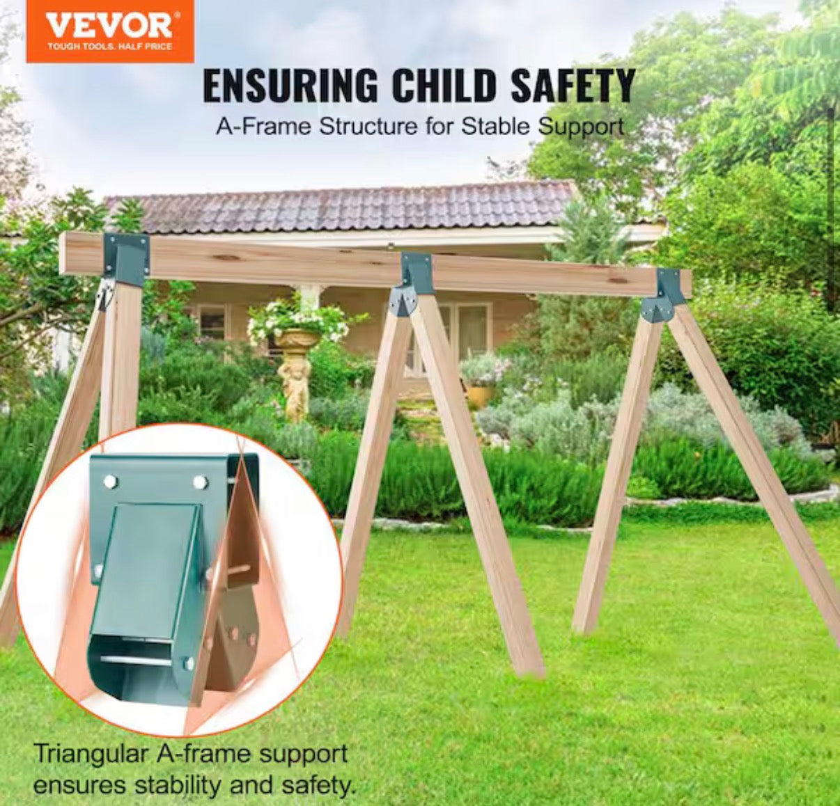 Heavy-Duty Carbon Steel Swing Set Hardware