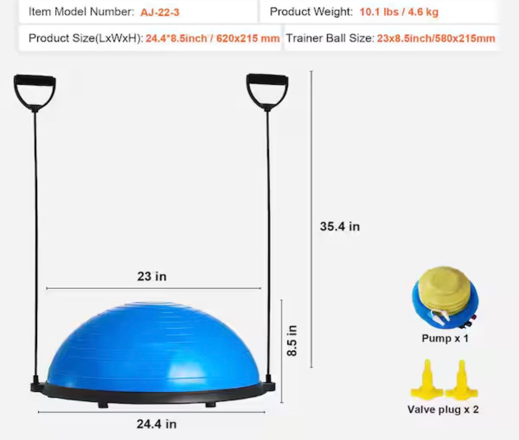Half Exercise Ball Trainer