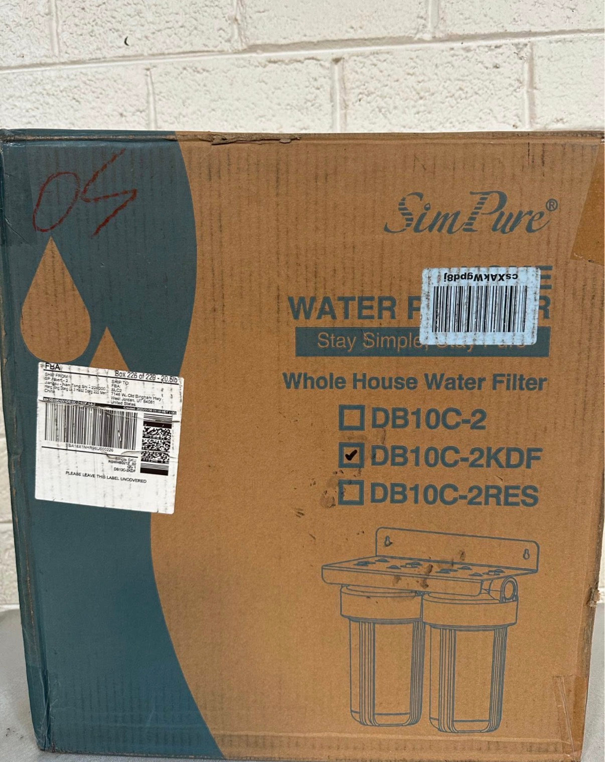 SimPure Whole House Water Filter System