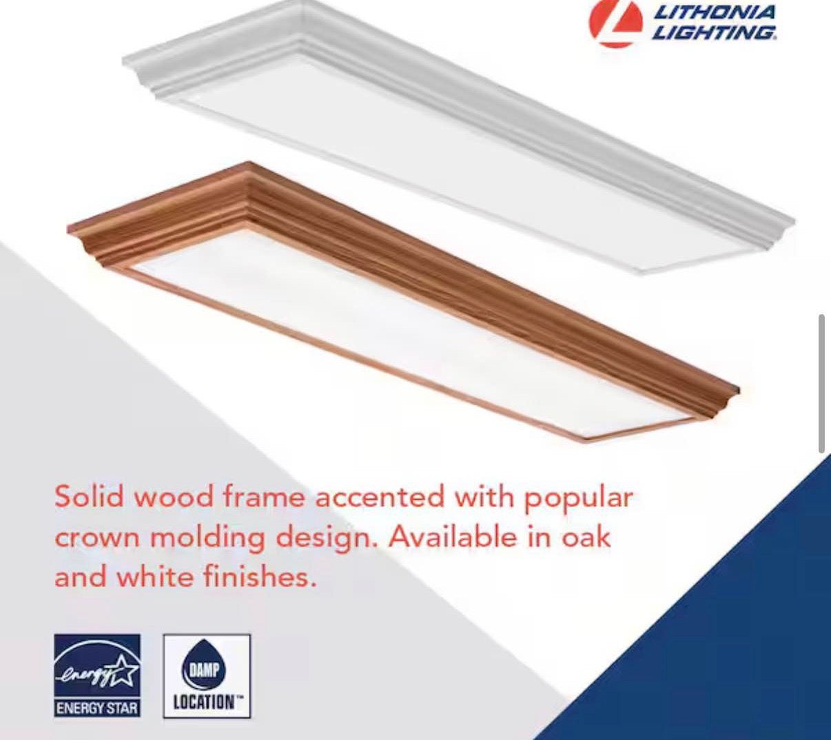 Cambridge 4 ft LED Flushmount 3,300 lumens