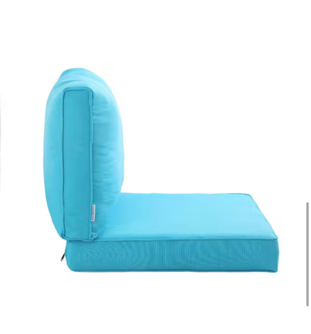 Outdoor Chair Cushion in sky Blue