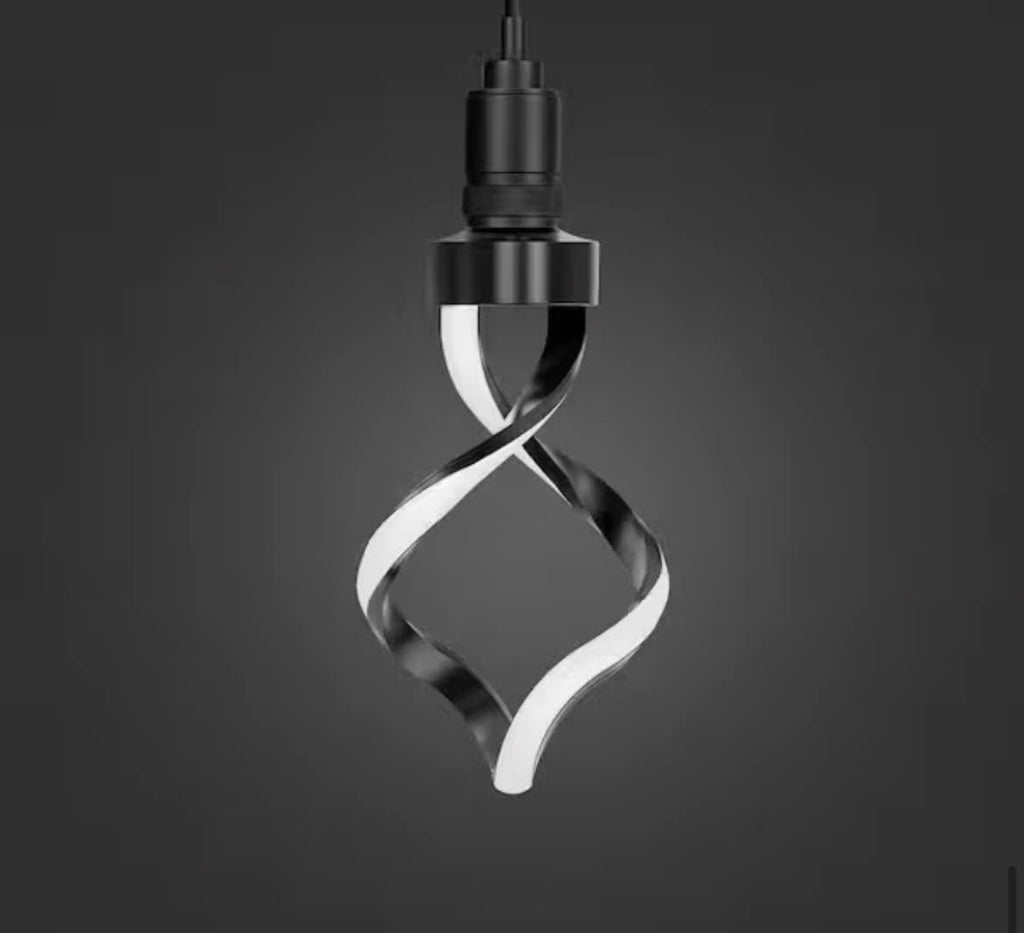 E26 LED Light Bulb Matte Black Finish Frosted