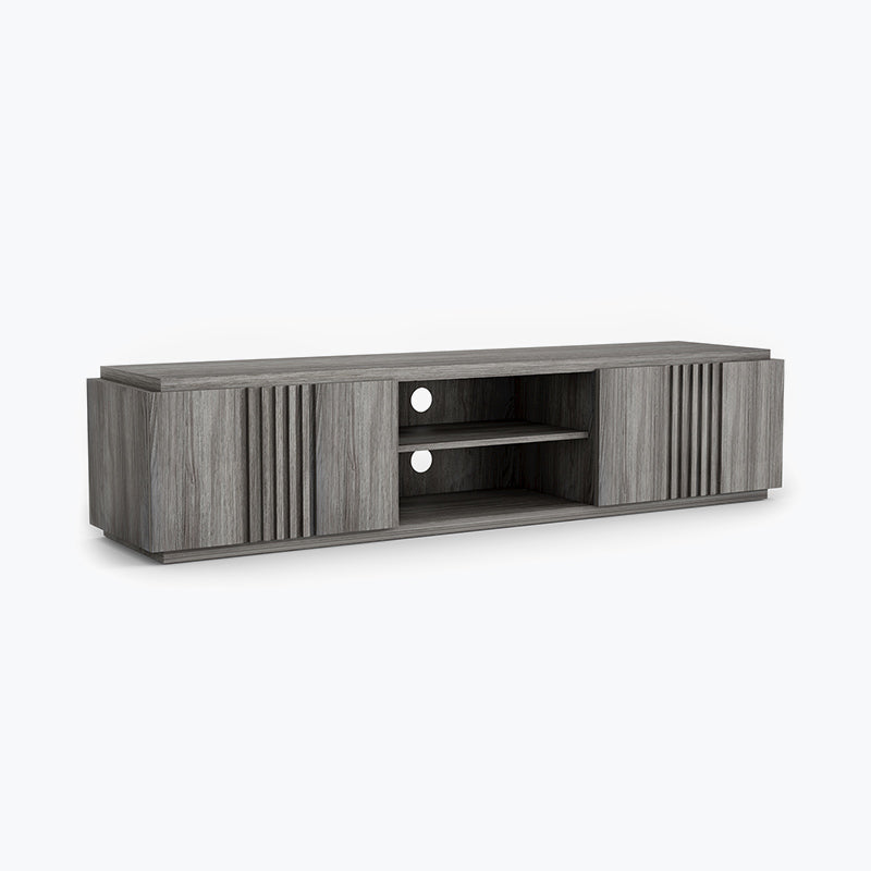 69" Fluted Low Profile TV Stand   (Used Condition)