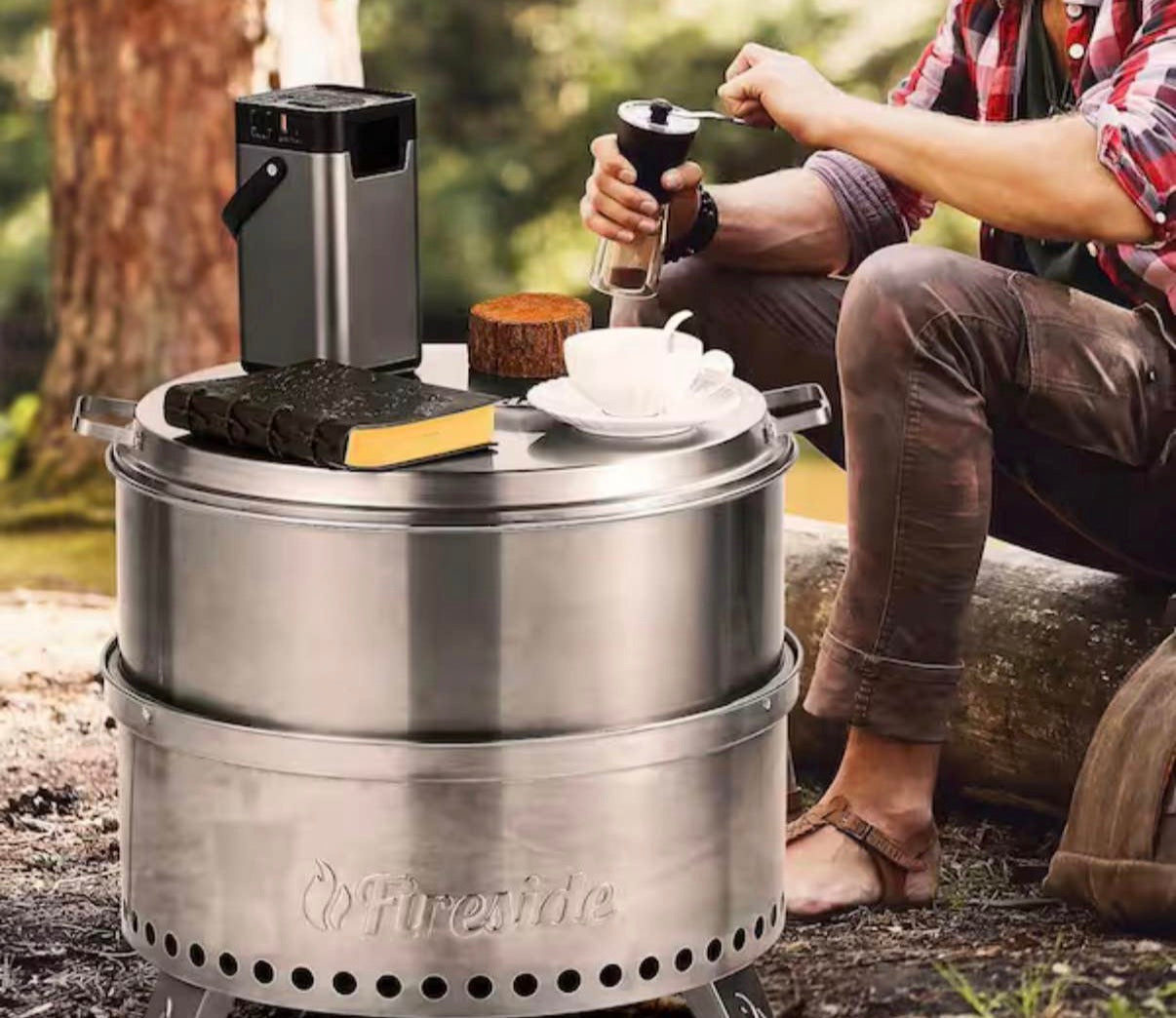 19 in. 304 Stainless Steel Fire Pit Lid