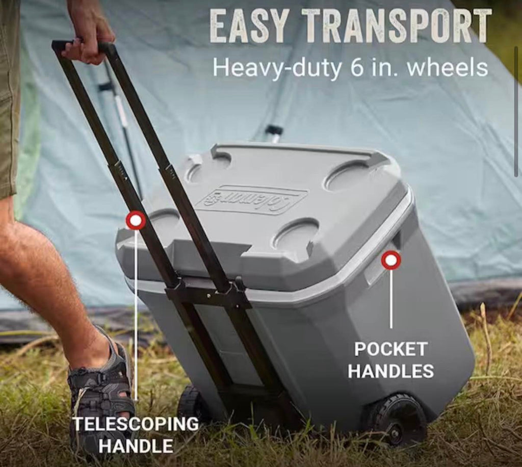 Classic 316 Series 65 qt. Wheeled Hard Cooler, Rock Gray