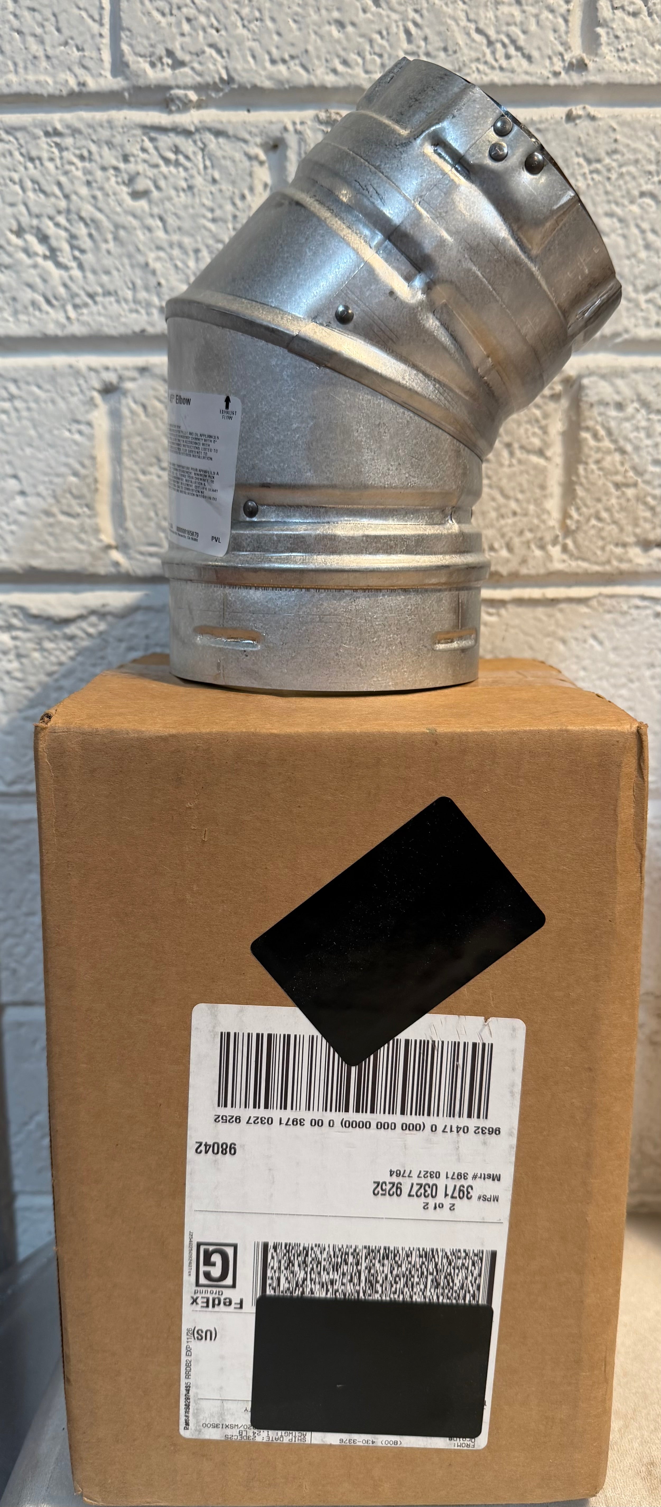 Multi-Fuel 4in. Diameter 45° Elbow