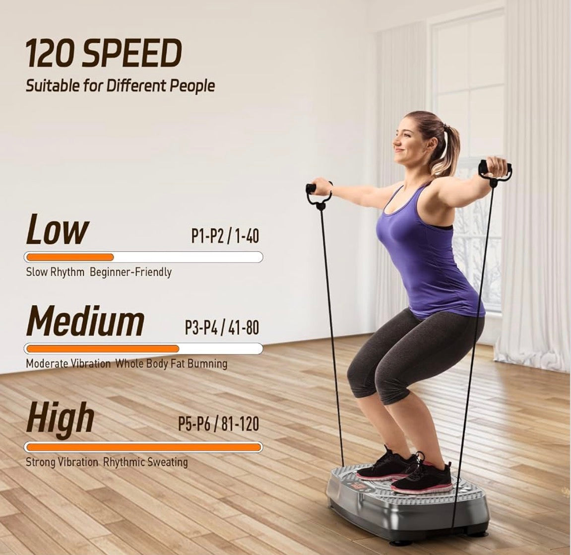 Vibration Plate Exercise Machine