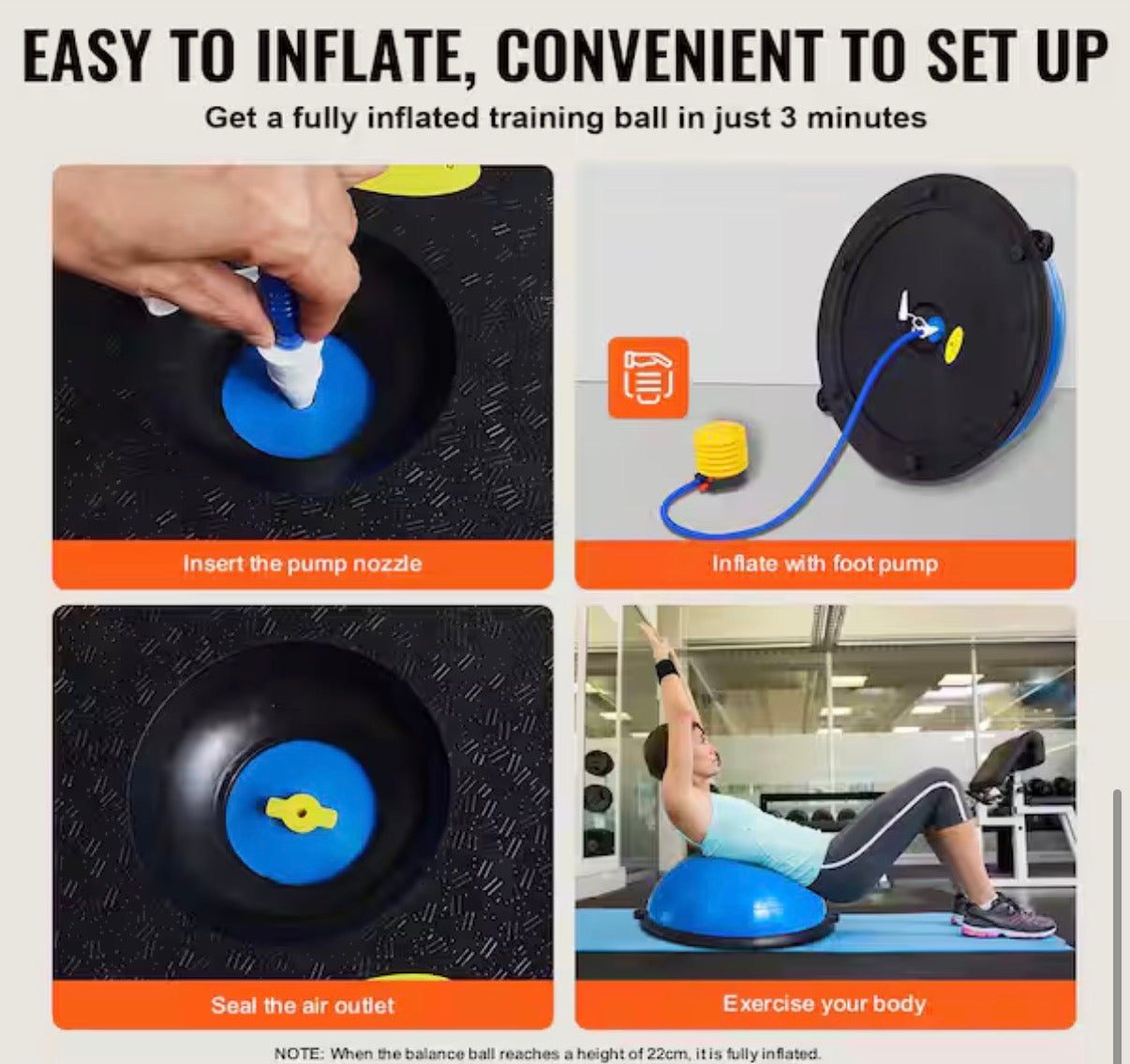 Half Exercise Ball Trainer