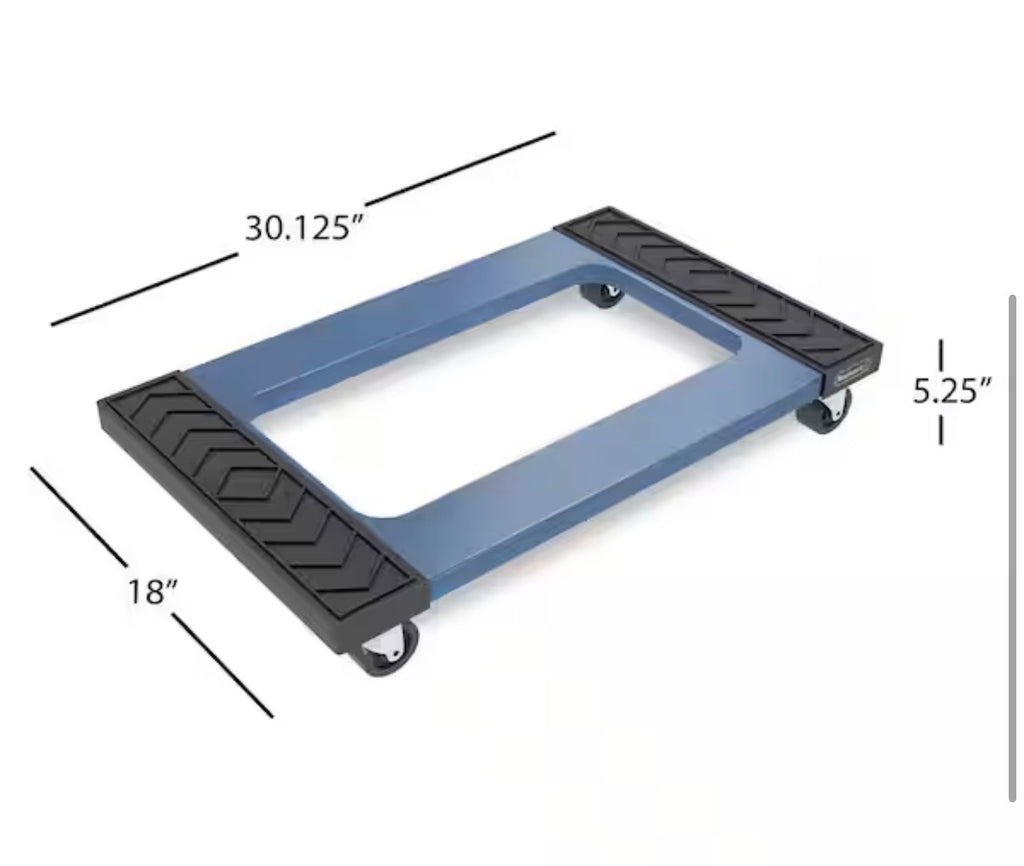 1,000 lb. Heavy-Duty Plastic Movers Dolly