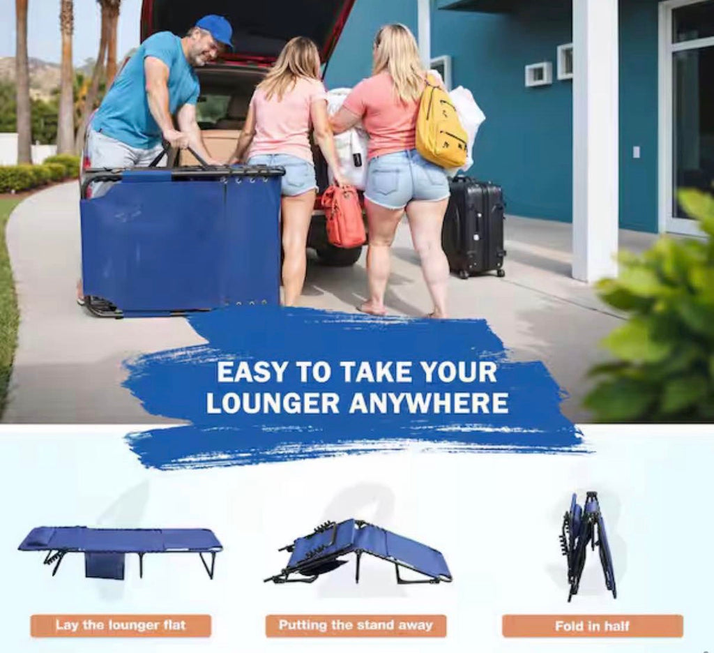Folding Outdoor Chaise Lounge