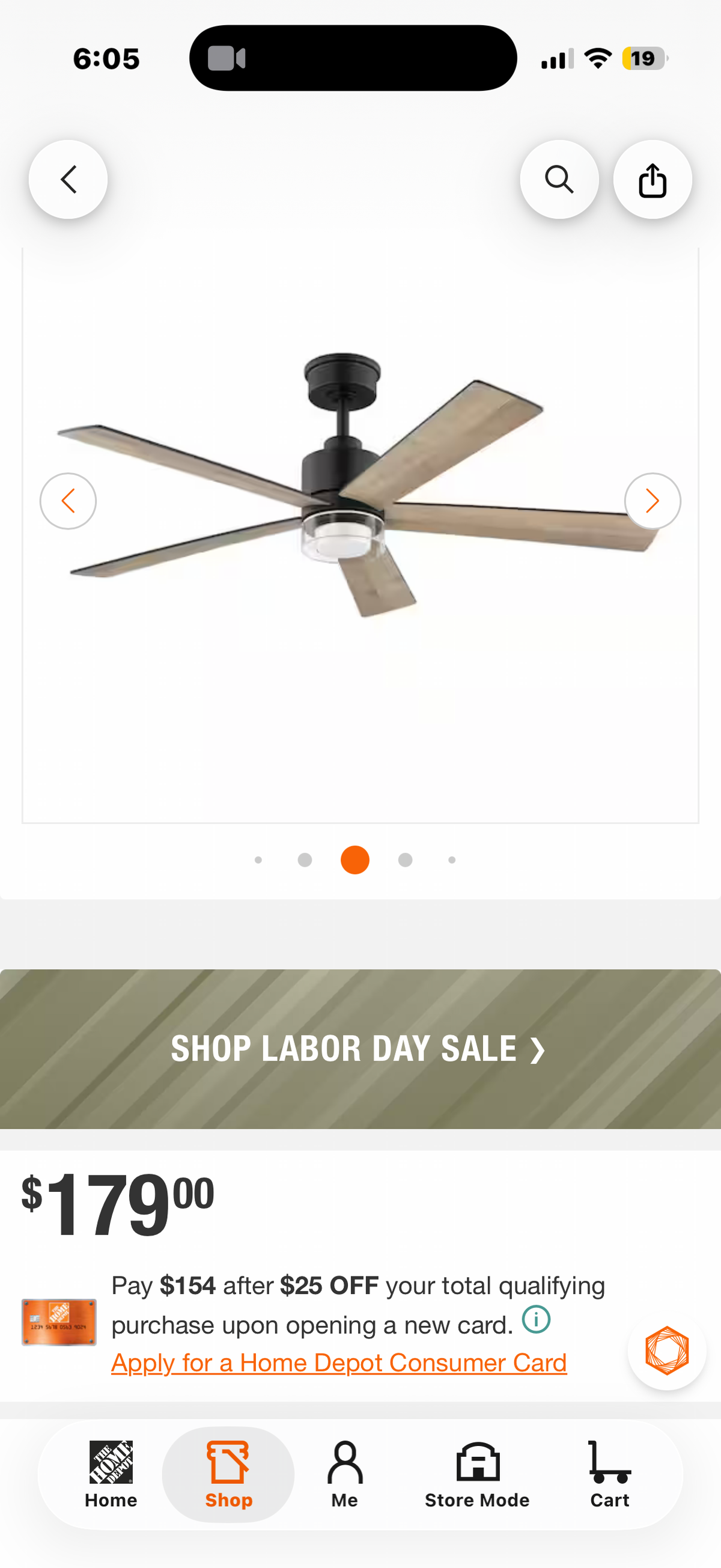 Bynum 52 in. Smart Ceiling Fan with LED light