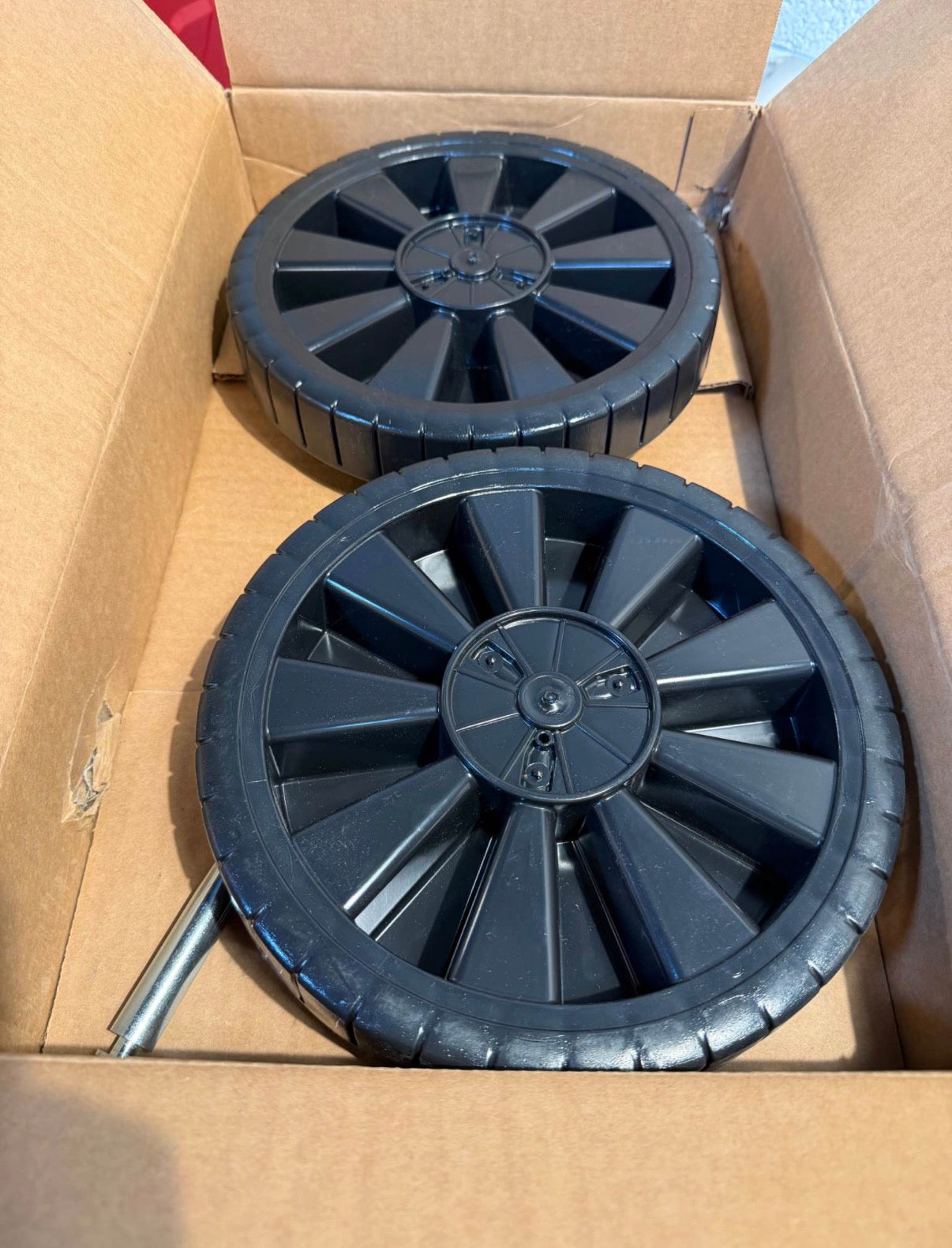 Replacement Wheel Kit for 96 Gallon Two Wheel Trash Can