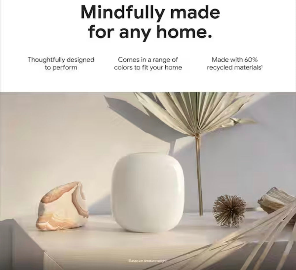 Google Nest Wifi Pro (Wi-Fi 6E) - Snow
