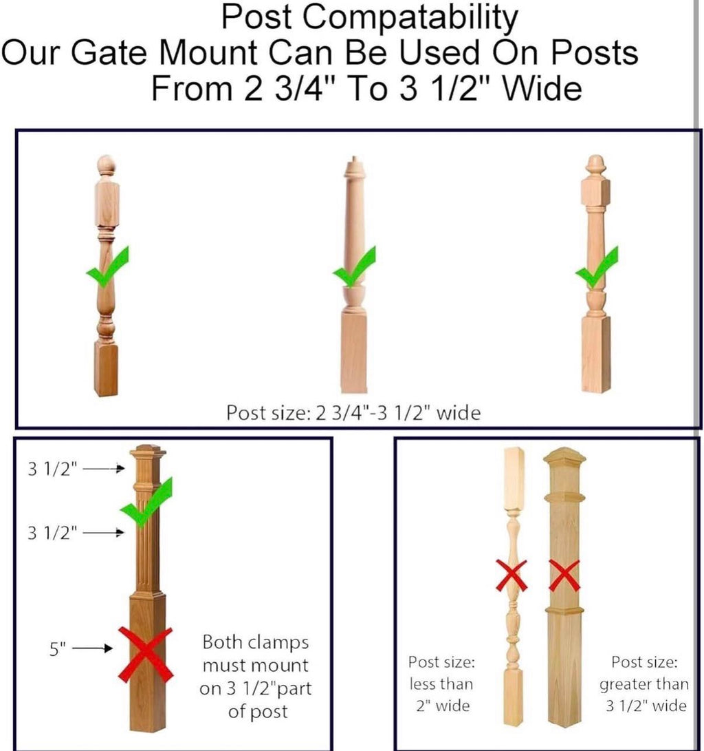 Safety Innovations No Hole Stairway Baby Gate Mounting Kit