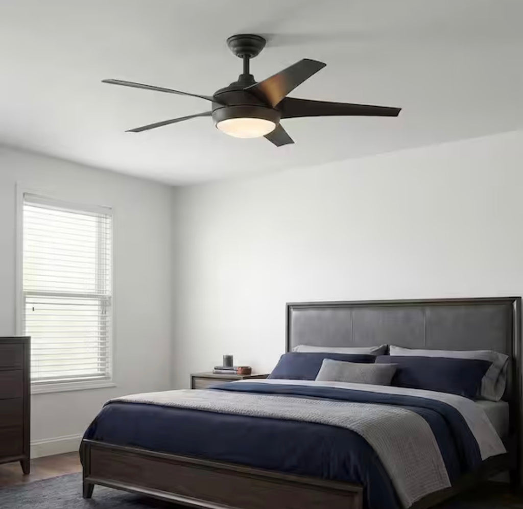 Windward IV 52 in. Indoor Ceiling Fan with Dimmable Light Kit