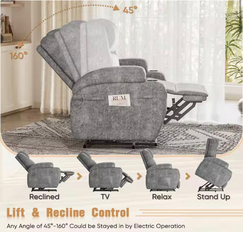 Electric Power Lift Recliner Chair with Massage