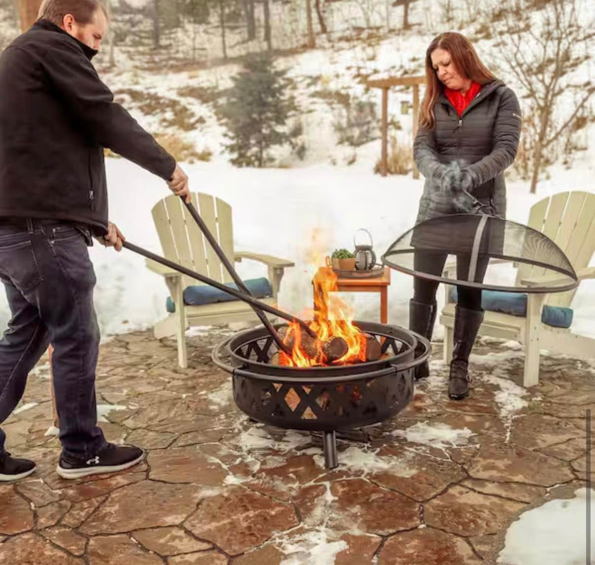 40 in. Firewood Log Claw Grabber