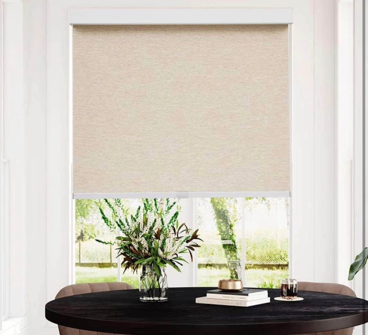 Cordless Window Blinds (Khaki 36" x 72")