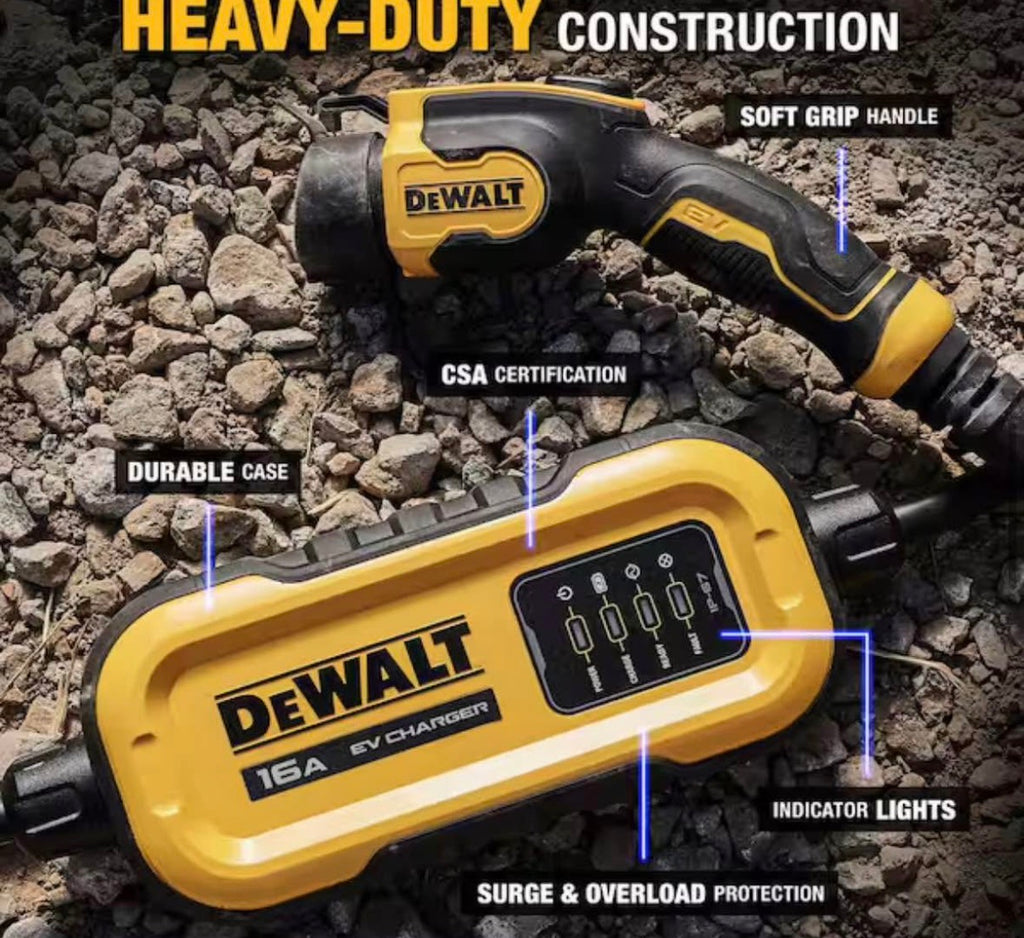 DEWALT Level-2 Portable Electric Vehicle EV Charger