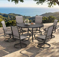 7-Piece Metal Outdoor Dining Set