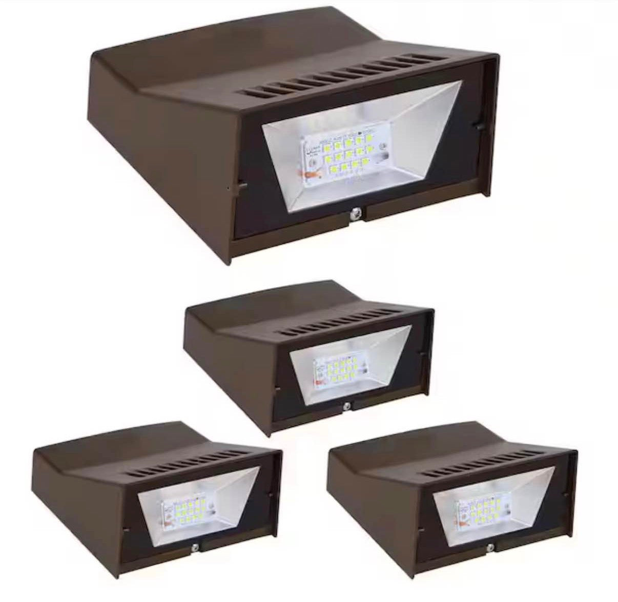LED Dusk to Dawn Photocell Sensor Outdoor Wall Light  4-Pack