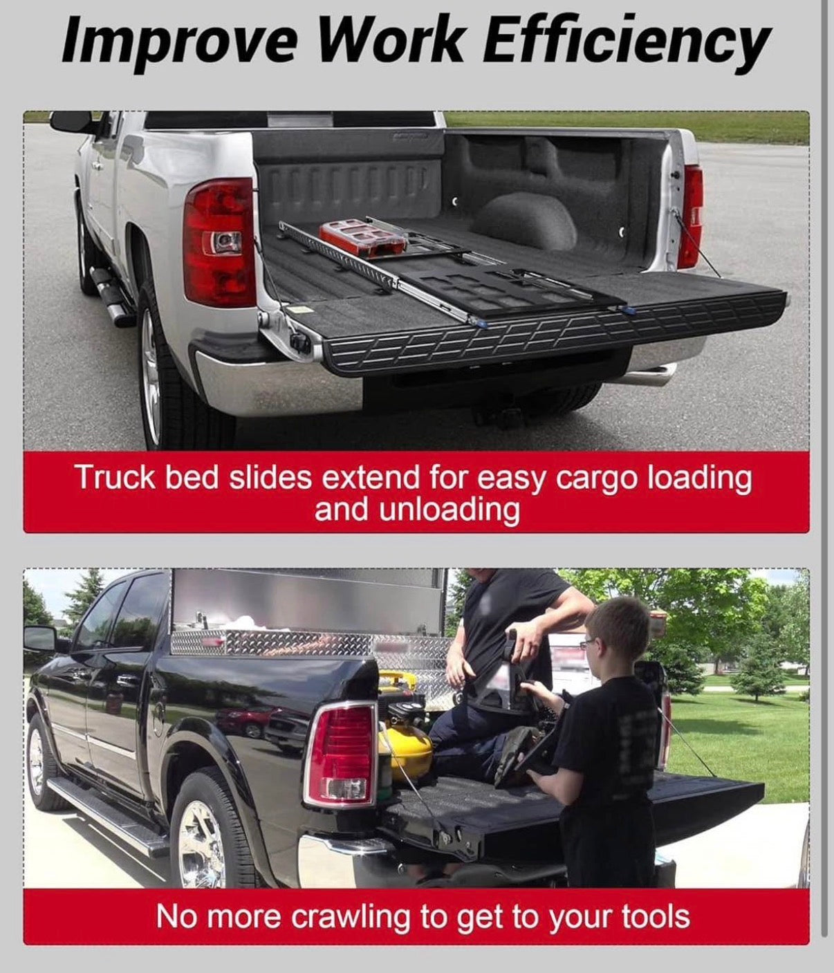 Mounting Plate with 40" Slide Rail