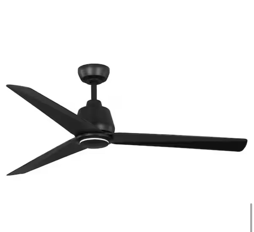 56 in. Indoor/Outdoor Ceiling Fan with LED Accent Ring Light