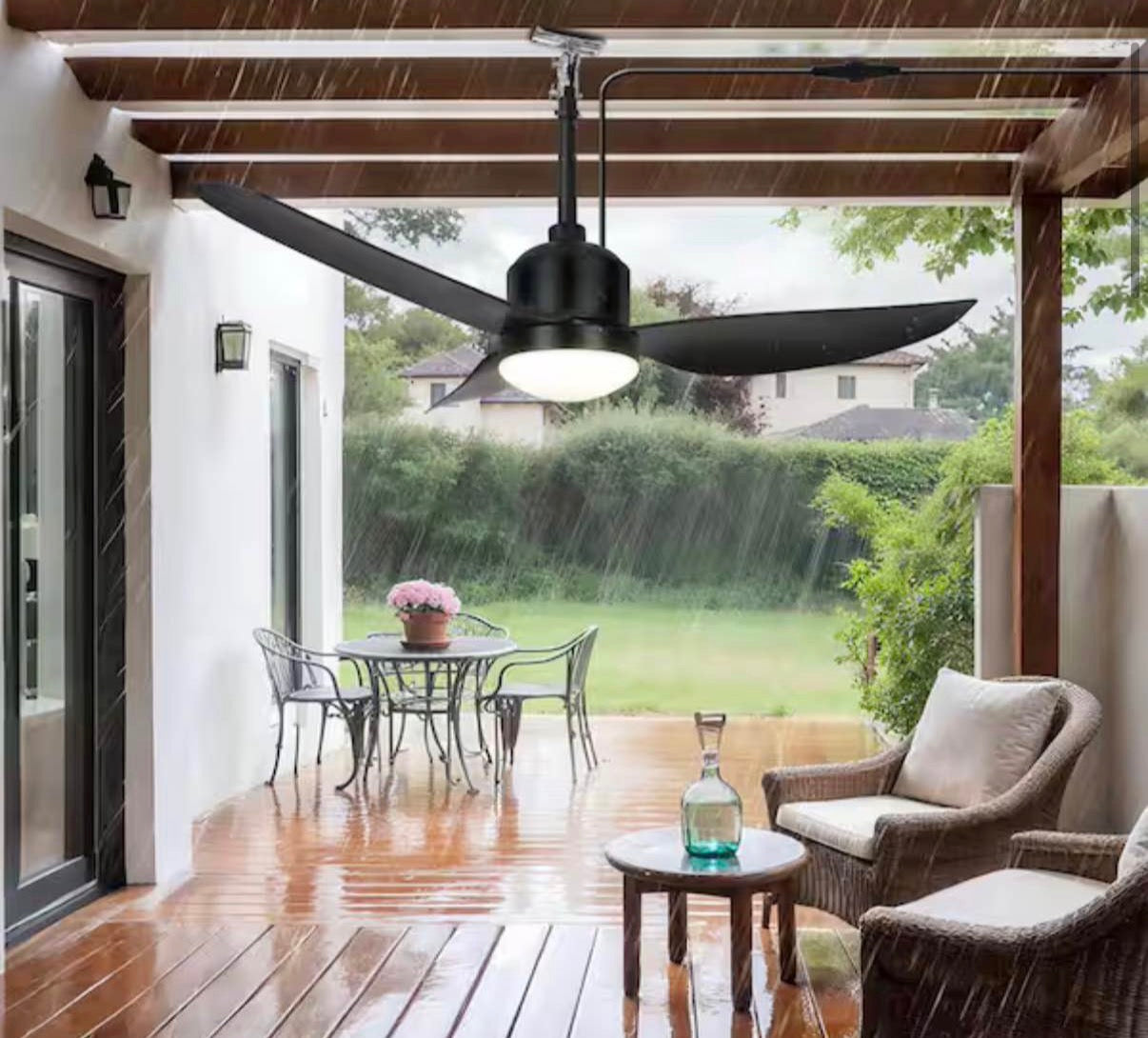 42 in. Indoor/Outdoor Gazebo Ceiling Fans with Lights
