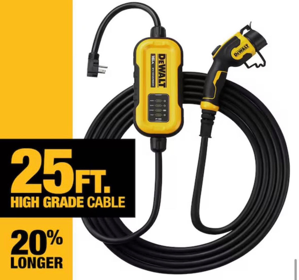 DEWALT Level-2 Portable Electric Vehicle EV Charger