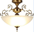 16-inch White Glass Ceiling lamp