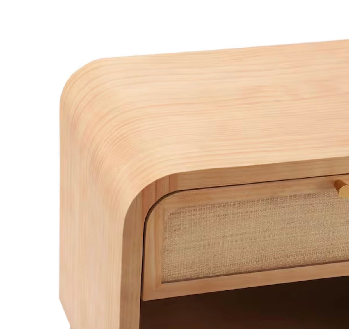 Florence Modern Curved Top Design Nightstand