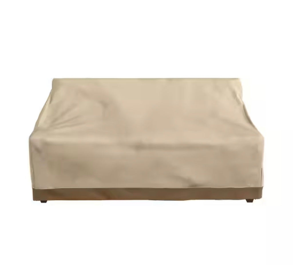 Beige Heavy-Duty Outdoor Couch Cover