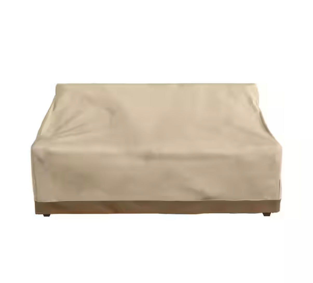Beige Heavy-Duty Outdoor Couch Cover