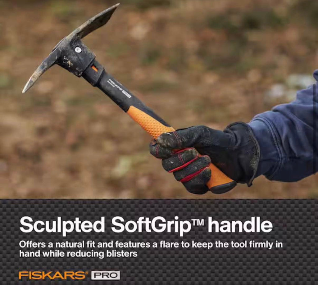 Pickaxe with 14 in. Shock Absorbing Handle